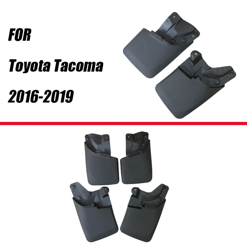 Mud flaps for Toyota Tacoma Fender Mudguards Mud flap splash Guard tacoma Fenders car accessories auto styline Front Rear 4 pcs