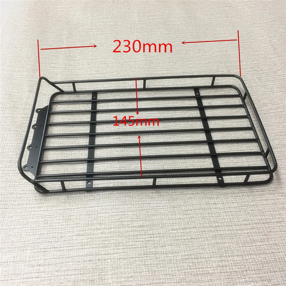 

230*145*30mm Roof Rack Luggage Carrier for 1/10 Trx4 Bronco Axial SCX10 RC Crawler Car Parts Accessories