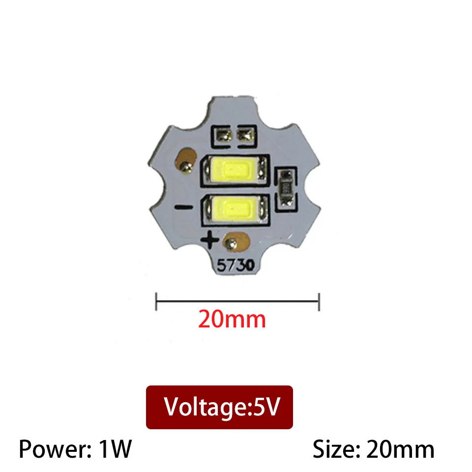 10pcs LED Light Source 5V Light Board 1W 2W 3W 5W 10W 12W Without Power Supply To Drive USB Universal For DIY Table Lamp