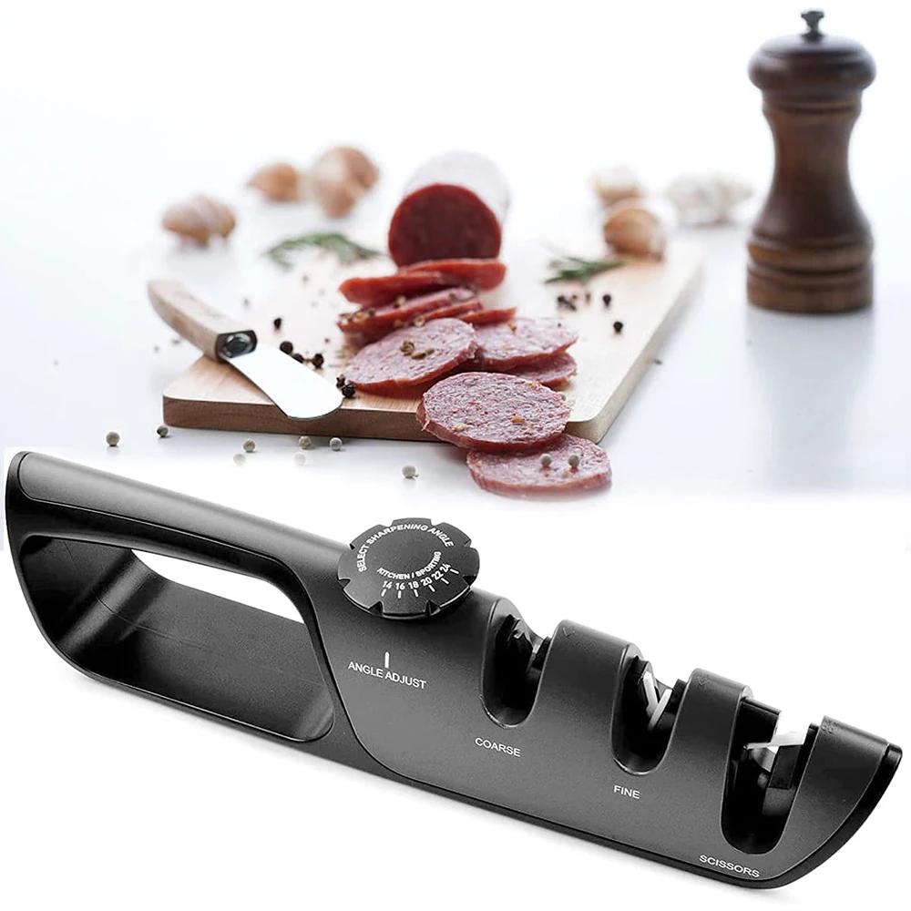 

Knife Sharpeners, 3-Stage Professional Knife Sharpener Knife Sharpeners Hand Held, Kitchen Sharpener Knife Sharpening Tool