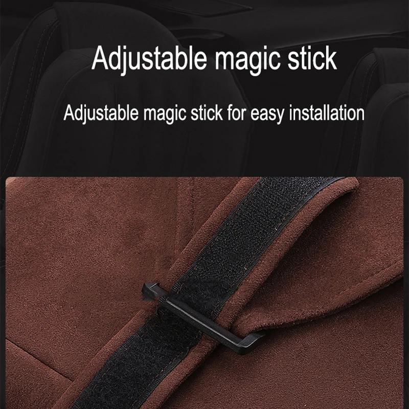 Car Headrest Maybach S-Class Ultra Soft Pillow Suede Fabric Comfortable Neck Pillow Seat Cushion Support for Universal 1PC