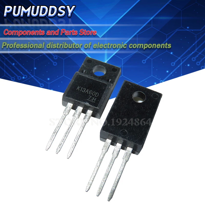 10PCS TK13A60D TO-220F K13A60D TO220F TK13A60 TO-220 13A60 N-Channel