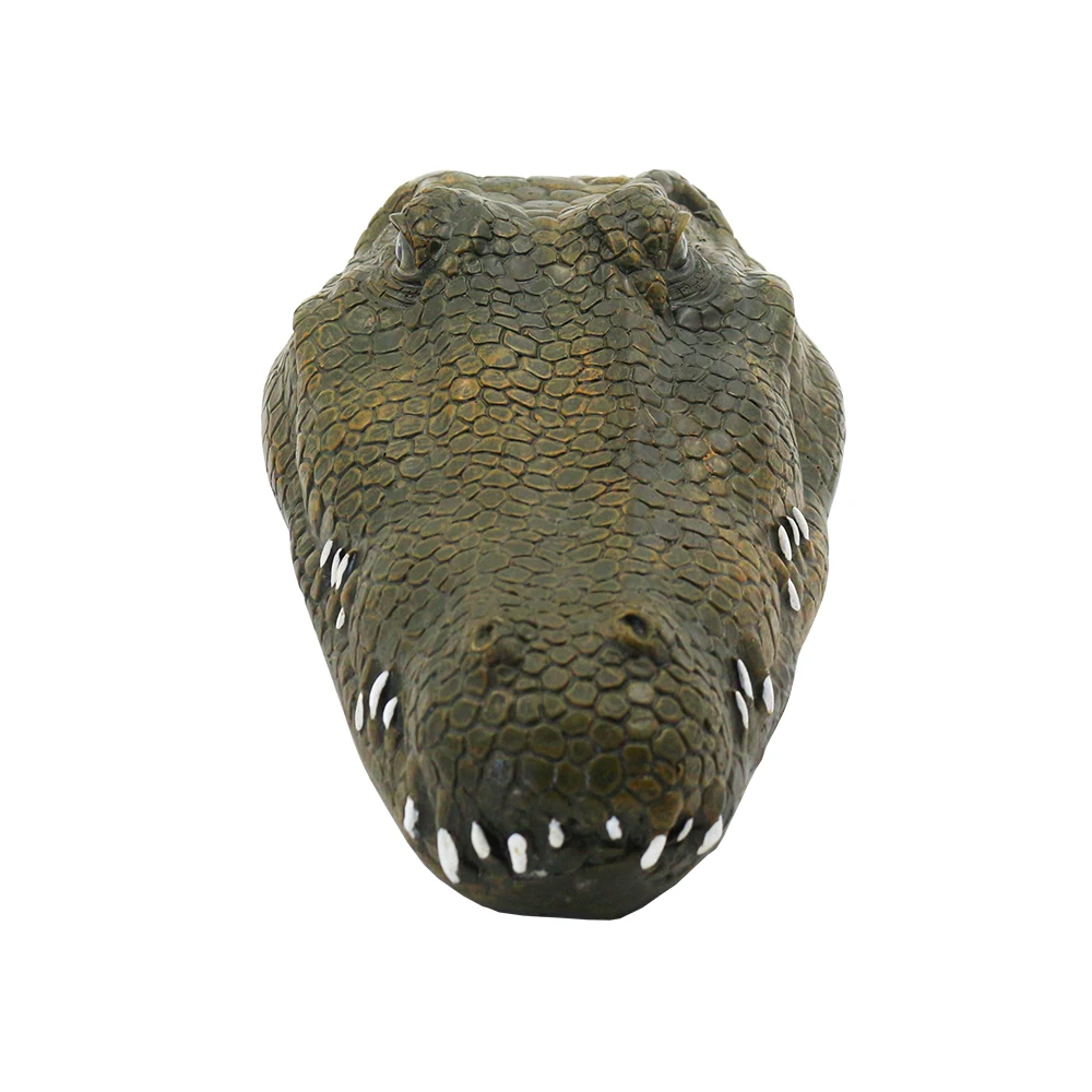 Flytec V002 RC Crocodile Boat Spare Part Hand-painted Lifelike Crocodile Head For Spoof Joke Home Decoration