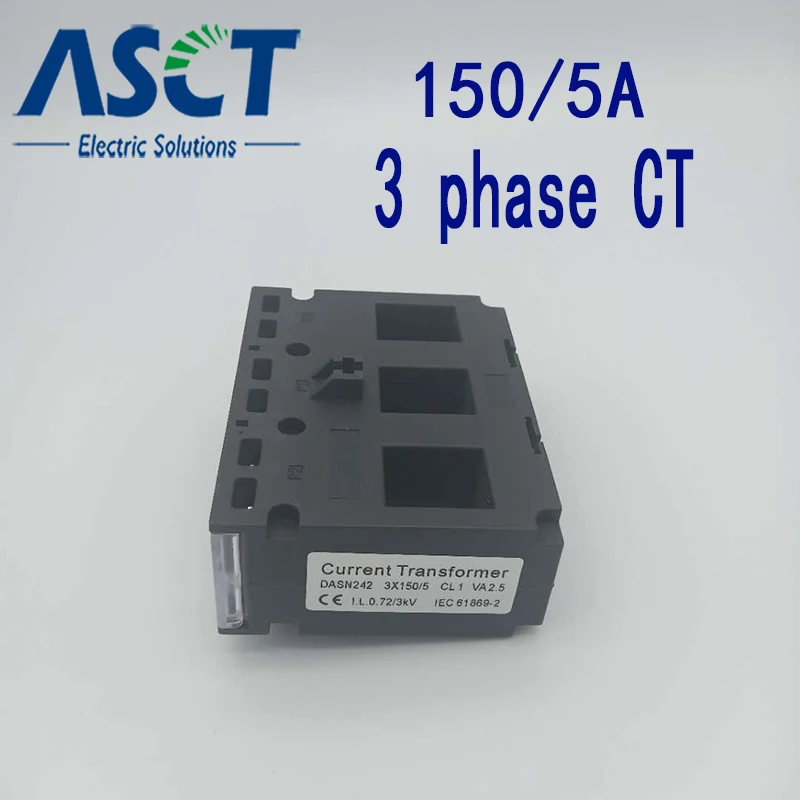 3 phase current transformer with low voltage high accuracy DASN242 150 5A VA2.5