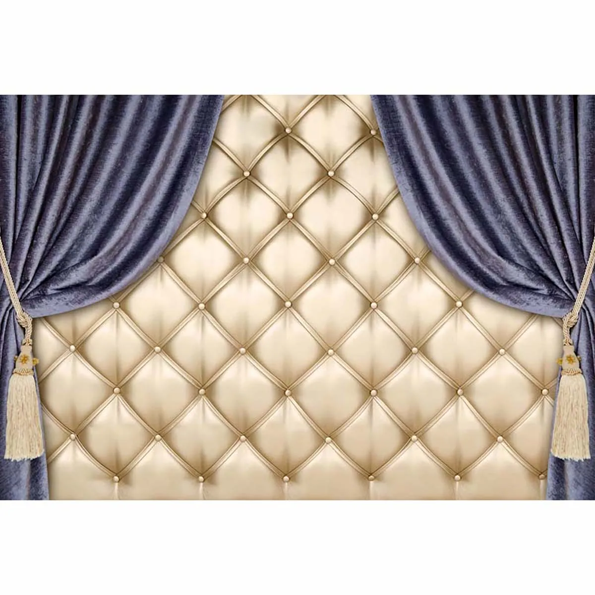 Allenjoy fotografie hintergrund goldene kopfteil lila wunderschöne hintergrund fantasie requisiten für neugeborenen photo photobooth