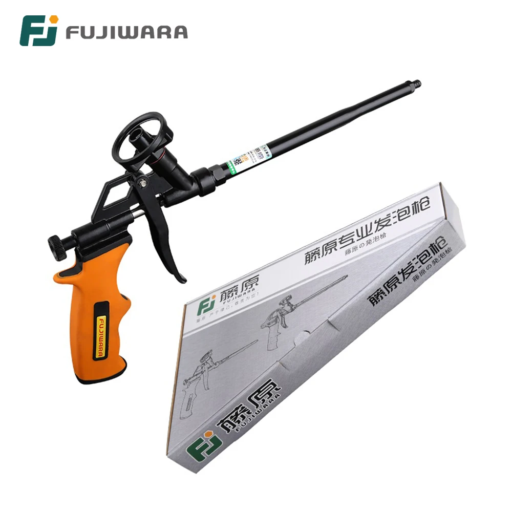 FUJIWARA Fluorocarbon Metal Foam Gun Foam Rubber Filling Agent Polyurethane Foam Sealing Filler Spray Gun