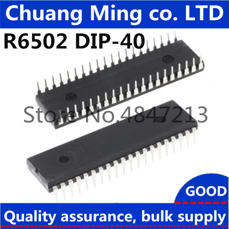 

Free Shipping 10pcs/lots R6502AP R6502P R6502 DIP-40 IC In stock!