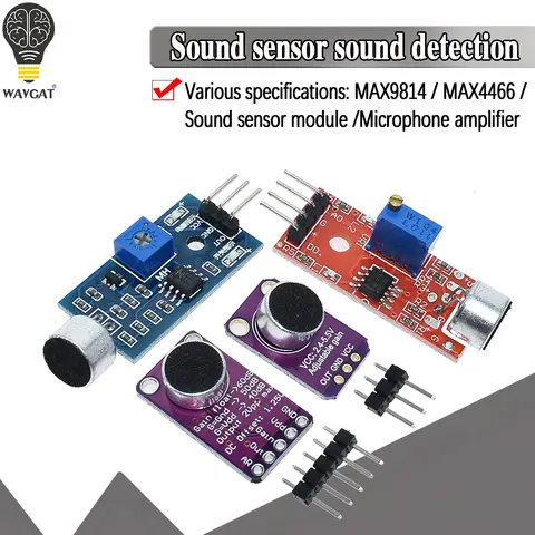 Sound Sensor Module MAX4466 MAX9814 WAVGAT