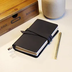 Leather Journal Notebook Diary, Custom Text Travel Journal Writing Notebook,Handmade Leather Journal Notebook