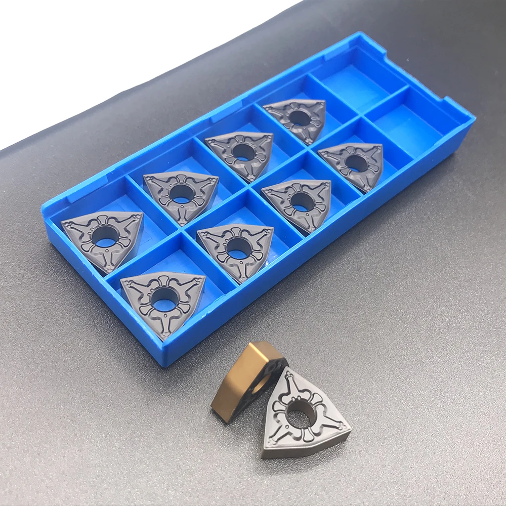 10 個旋盤ツール WNMG080404-TM PC4225 切断旋盤 CNC ツール旋盤カッター外部旋削工具超硬インサート高品質