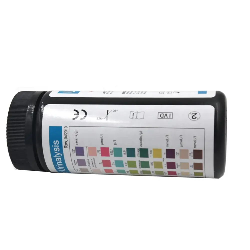 100 Strips URS-10T PH Urine Teststrips Urinalysis Reagens 10 Parameters Urine Test Strip Leukocyten Nitriet Test Papier 40% off