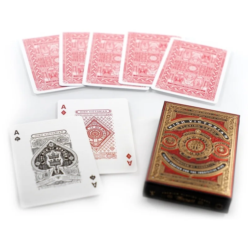 Theory 11 High Victorian Playing Cards Blue/Red Deck Poker Size Card Games Hobby & Collectibles