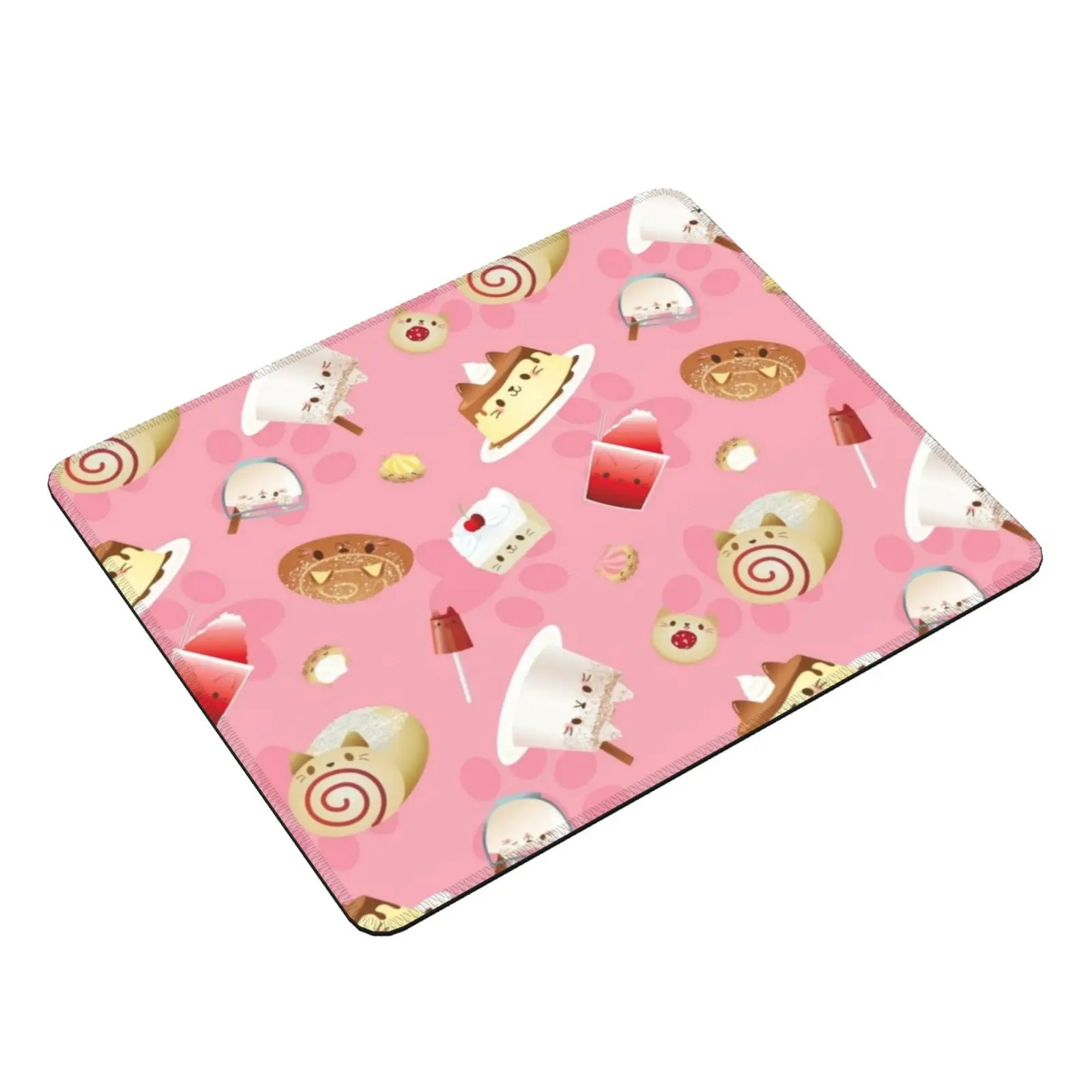 Purr-To Rican Sweets Mouse Pad DIY Print Puerto Rico Flan Sweets Pastel Puerto Rican Tembleque Cake