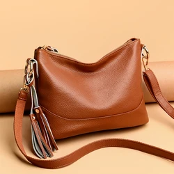 Yumuşak deri kadın çantası marka tasarımcı bayanlar çanta cüzdanlar lüks omuzdan askili çanta büyük kapasiteli Crossbody ana kesesi