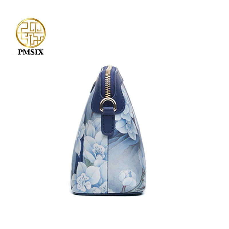 PMSIX Vintage Crossbody Bags For Women Silk Print Shoulder Classical Mini Messenger Bag Lady Stylish Bags Small Bags 2020
