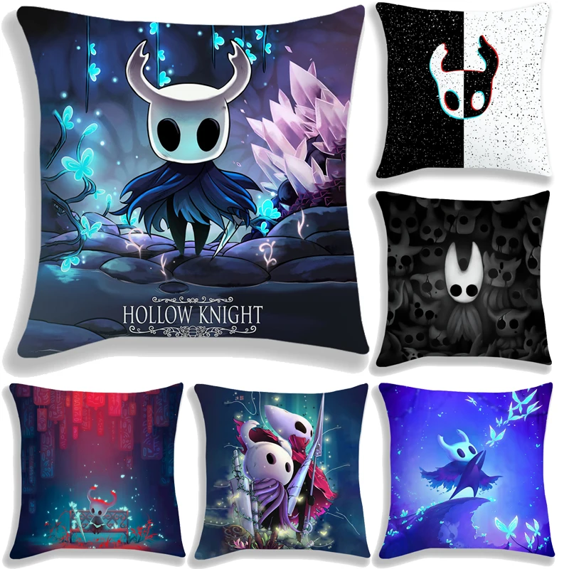 Kids Hollow Knight Pillow Case 45CM New Arrival Children Cartoon Anime Toys Boys Girls Gift Pillow Inner Is Not Included