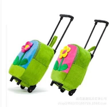 baby school bag with wheels for kindergarten  kids little trolley backpack  baby school bag cartoon Rolling Backpack for school