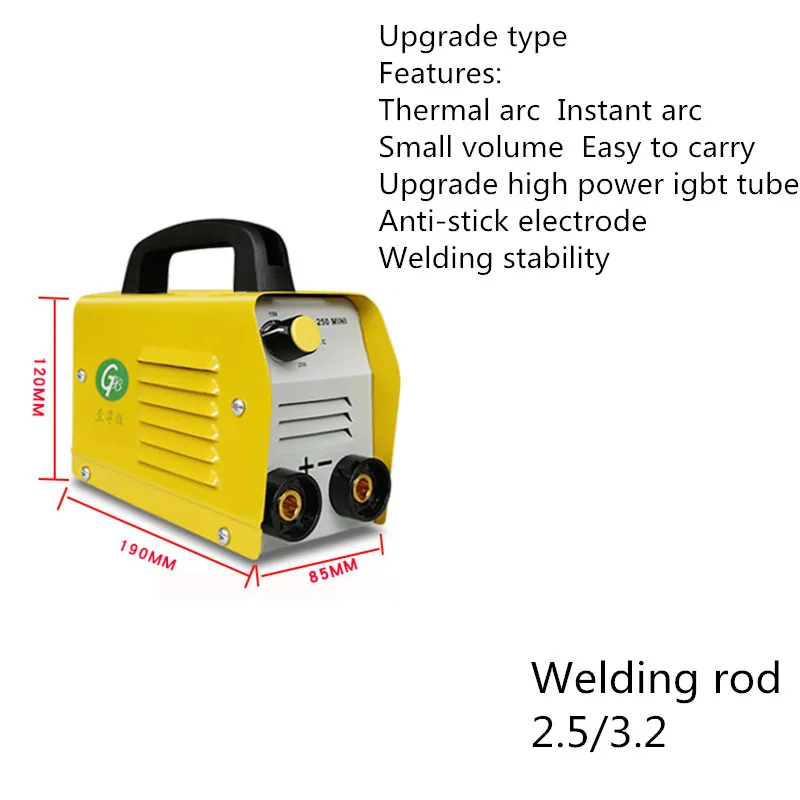 Welding Machine 220v Mini Portable Industrial IGBT ARC Welder Inverter