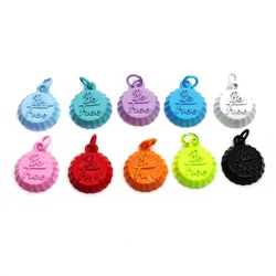 Coke Beer bottle caps Little charms pendant Drops oil paint copper gold plated pendant DIY bracelet necklace accessories