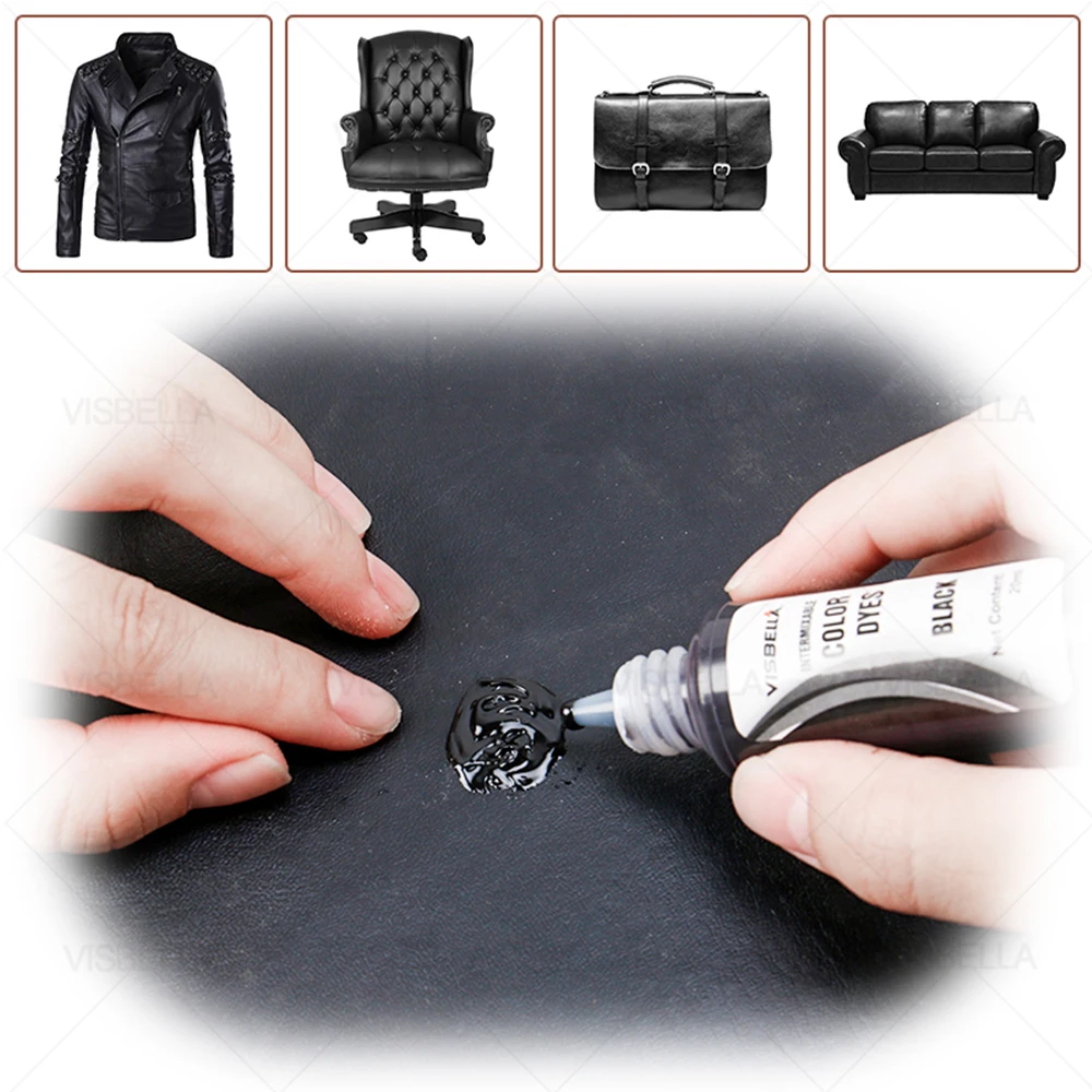 Liquid Leather Vinyl Repair Kit Restorer Auto Car Seat Sofa Holes Scratch Cracks Rips Cleaner Leather Skin Hand Tools