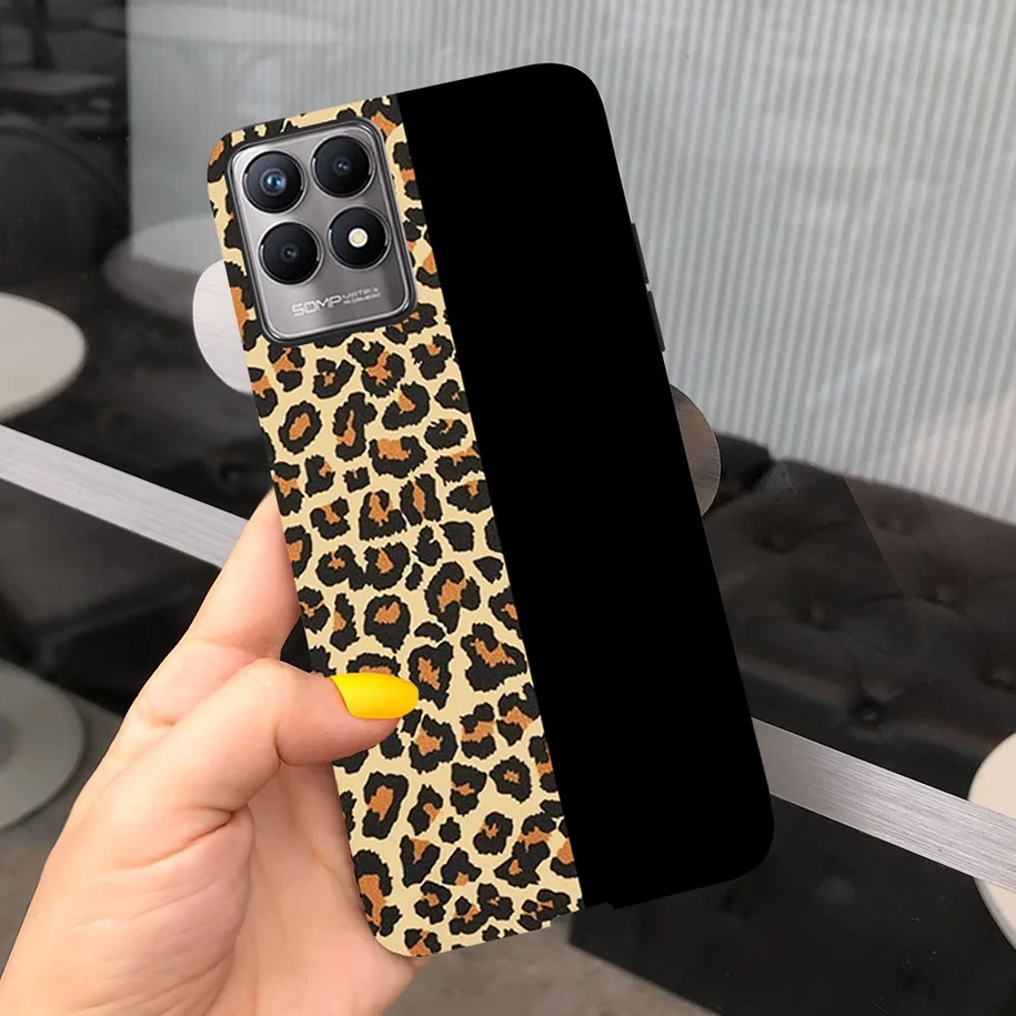 For Realme 8 8i Case Cute Daisy Cactus Painted Phone Cases For Realme 8 Pro RMX3081 Realme8i RMX3151 Soft Cover Protector Fundas
