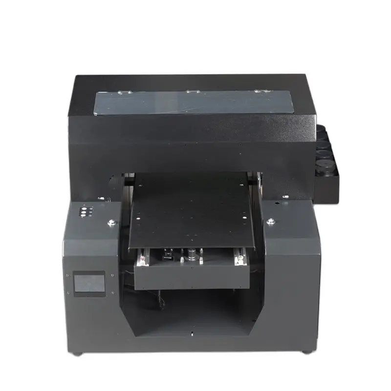 Automatic A3 UV Flat Cylinder Inkjet printer print on bottle phone case metal plate wooden MDF ect directly UV INK FREE