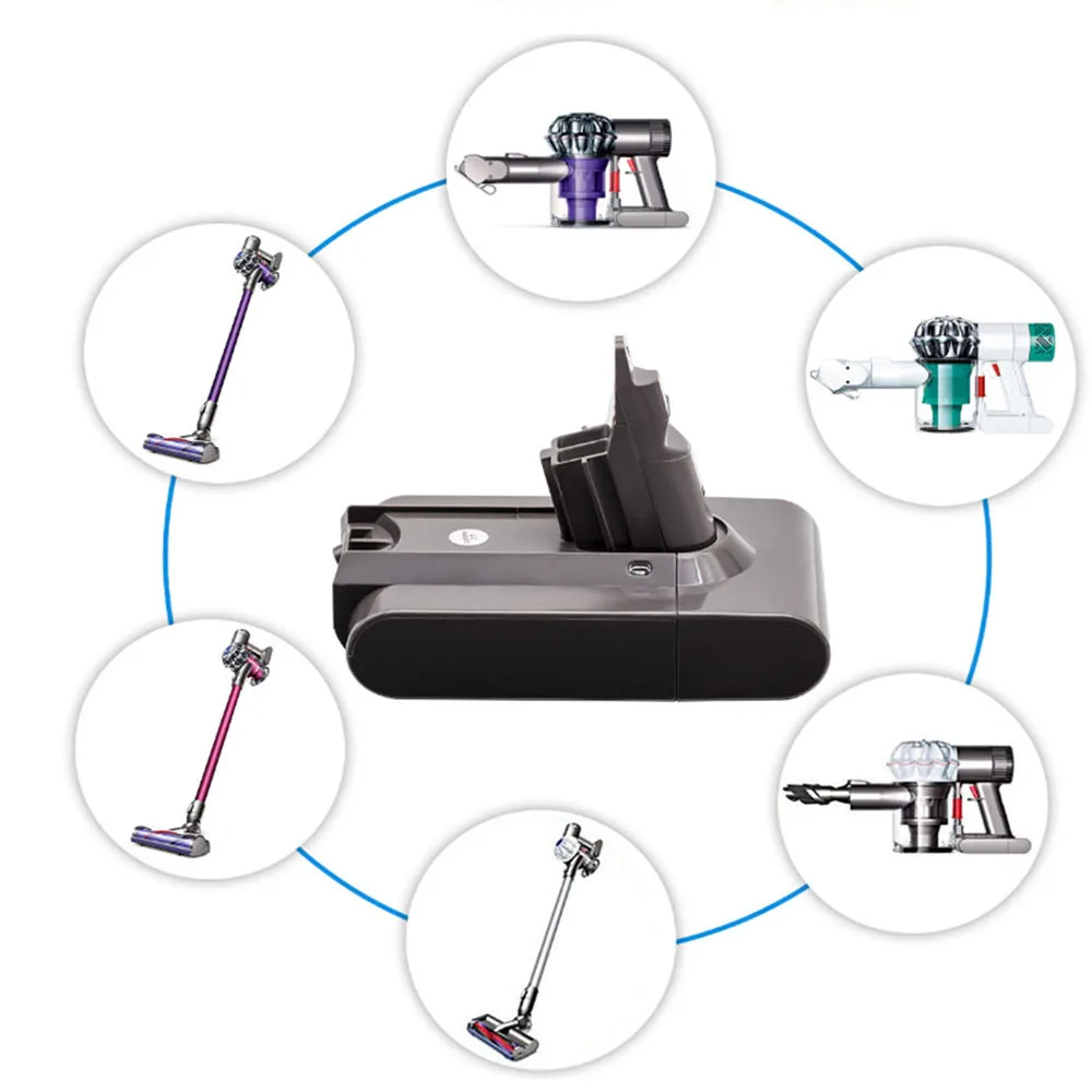 진공 청소기용 리튬 이온 배터리, 다이슨 배터리, V6 DC58 DC59 DC61 DC62 DC74 SV09 SV07 SV03 965874-02, 3000 mAh, 3500mAh, 21.6V