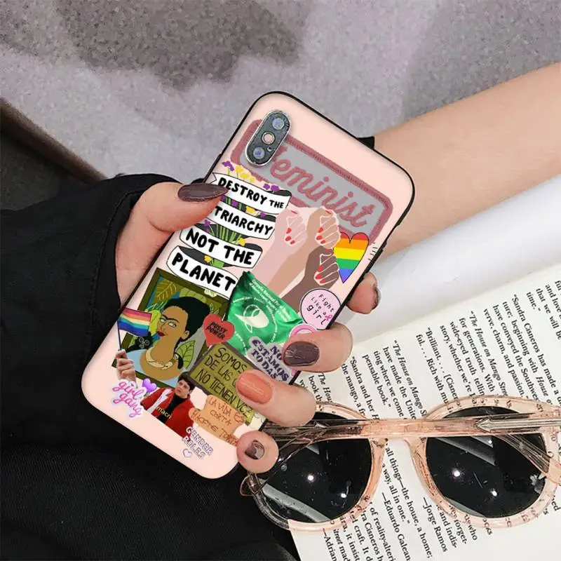 Feminist Feminism Phone Case for iphone 13 8 7 6 6S Plus X 5S SE 2020 XR 11 12 pro XS MAX