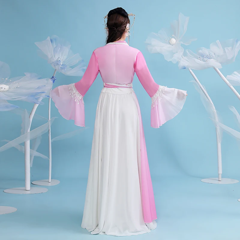 Quốc Gia 2021 Hanfu Đầm Công Chúa Màu Hồng Quần Áo Cổ Đại Trung Quốc Truyền Thống Hanfu Trang Phục Nữ Hanfu Lễ Hội Trang Phục SL4375