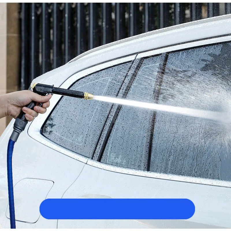 Car Washing Water Gun High Pressure Grab Household Magic Device Telescopic Tap Water Washing Flower Pump Foam Brush Car Tools