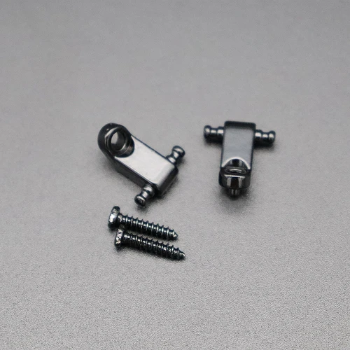 Imagen 2 del producto Rodillo de cuerdas para guitarra, árbol de sujeción de bajo, guías de cuerda con tornillos, piezas de guitarra eléctrica, 2 uds.