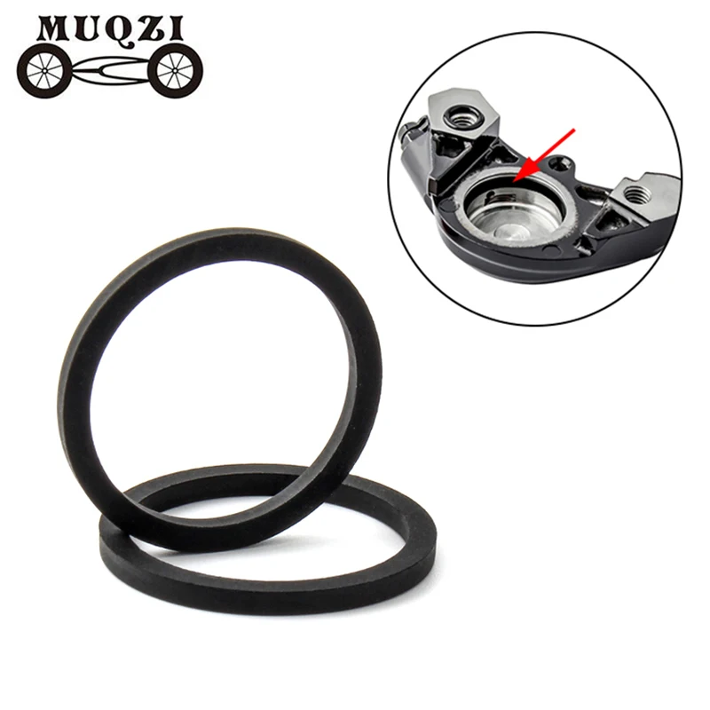 MUQZI 2Pcs Mountain Road Bike Disc Brake Caliper Sealing Ring O-Ring Brake Piston Bicycle PE Wear-Resistant sealing Ring