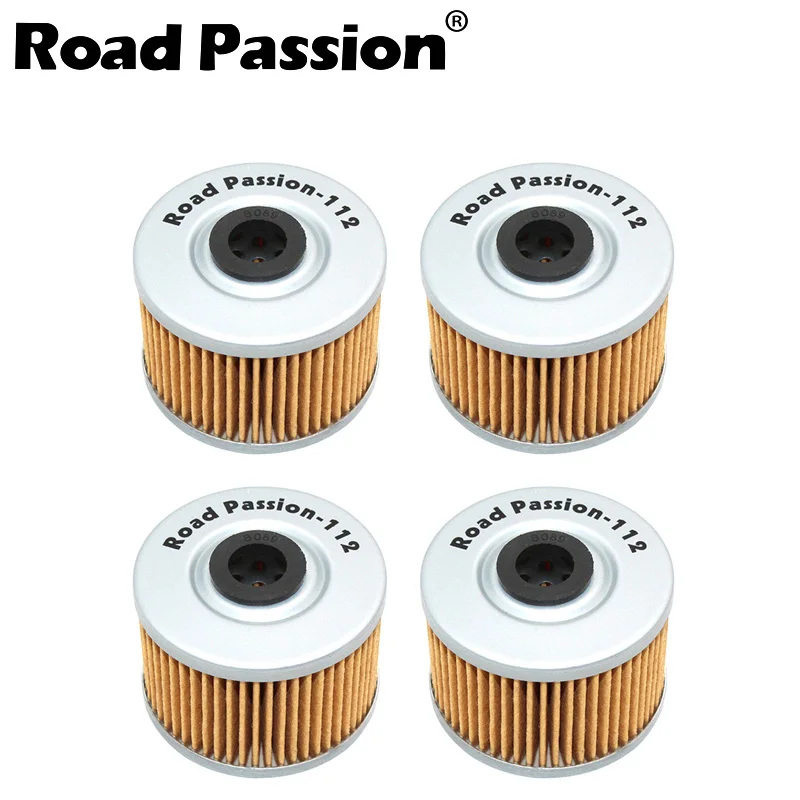 4pcs Oil Filter For KAWASAKI BN125 ELIMINATOR KL250 SUPER SHERPA 250 KLX250 D-TRACKER KLX250SF KLX250S KLX250R KLX300 1997-2007