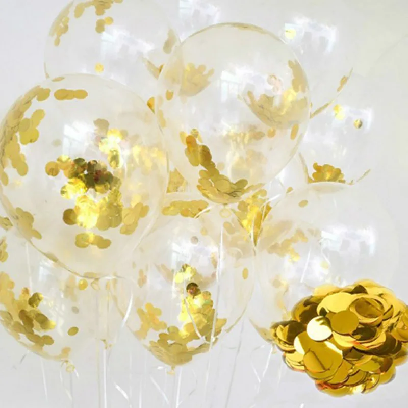 10Pcs/Lots 12Inch Clear Latex Balloons Transparent Crystal Ballons Wedding Party Birthday Decoration Kids Inflatable Air Globos