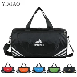 Wasserdichte Nylon Sporttaschen Outdoor Yoga Sport Training Handtasche Männer Frauen Fitness Reise Lagerung Cross body Sporttaschen