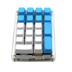 OEM Profile 21 Key Top Printed Side Printed Blank Thick PBT ABS Keycaps For Mechanical Keyboard Numpad MX Switches (Only Keycap)