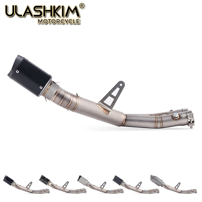 

YZF1000 Exhaut For Yamaha YZF R1 YZR-R1 Contact Middle Link Pipe 2015 to 2020 Motorcycle Full Carbon Fiber Exhaust System