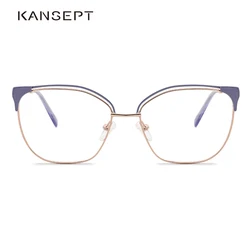 KANSEPT Women Myopia Optical Glasses Frame Stylish Brand Design Computer Eyeglasses Prescription Frame 2020 New for Women MG3532