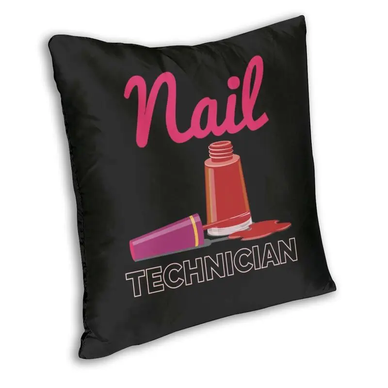 Luxury Technician Nail Polish Throw Pillow Cover Home Decor Custom Cushion Cover 45x45cm Pillowcover for Living Room