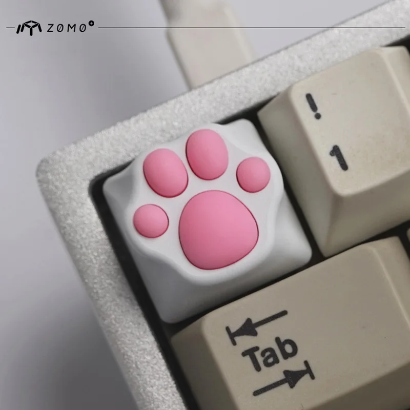 JKDK ZOMO cat paw ABS keycaps cherry mx switch keycaps for mechancial keyboard