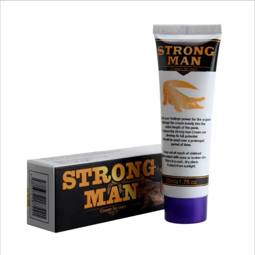 Strong Man XXL Big Dick Penis Enlargement Cream Male Penis Extender Erection Enhancer Increase Penis Growth Ointment Sex S1784