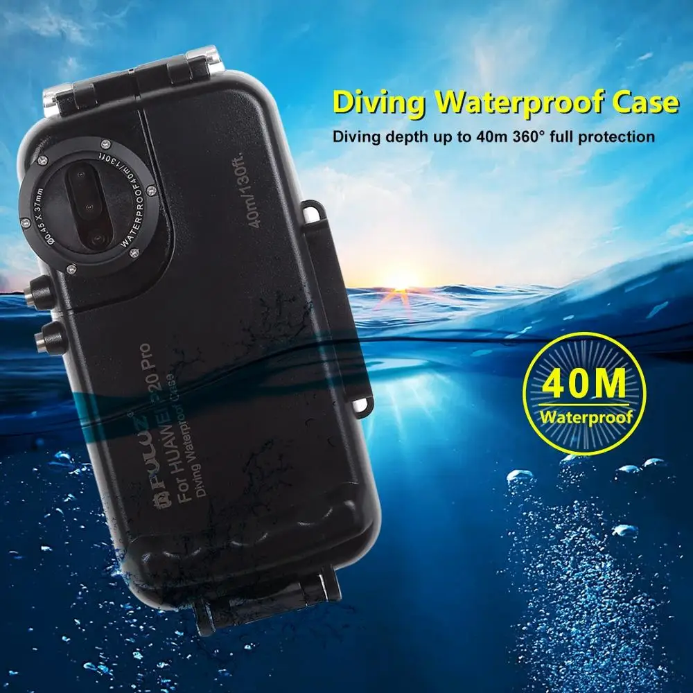 Waterproof Phone Case for P20, Diving Housing, Photo Video Taking, Underwater Cover, Pro Outdoor, 40m, 130ft