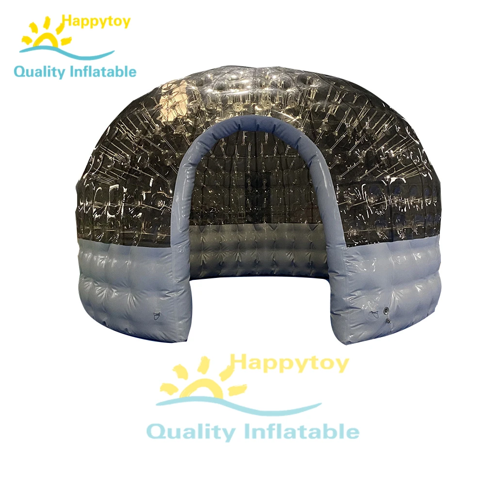 Restaurant Isolation Inflatable Igloo Clear Bubble Tent For Hot Tub Spa Dome