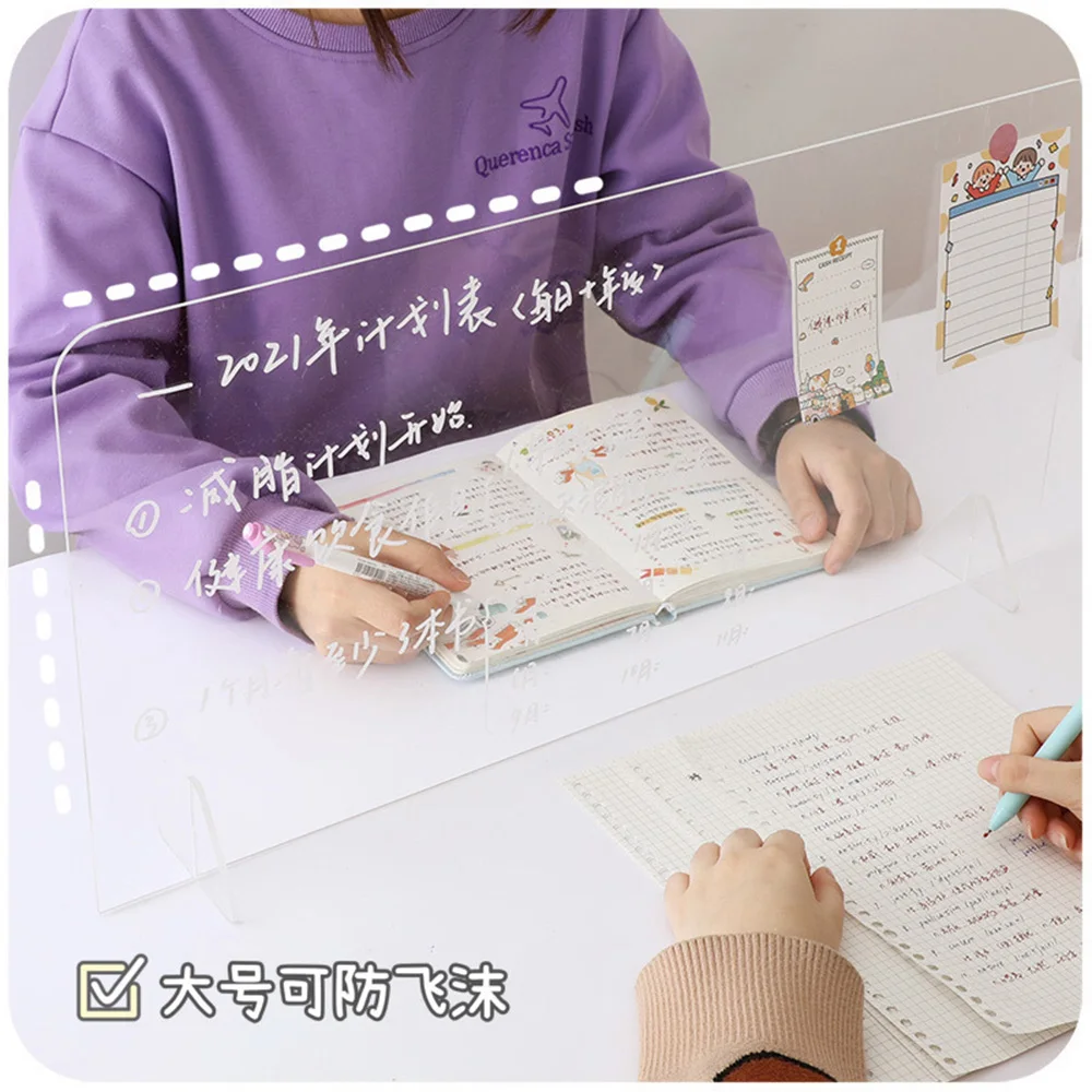 Acrylic Erasable Transparent Message Board Message Clipboard Memo 2 In 1 Phone Holder Writing Board Office School Stationery