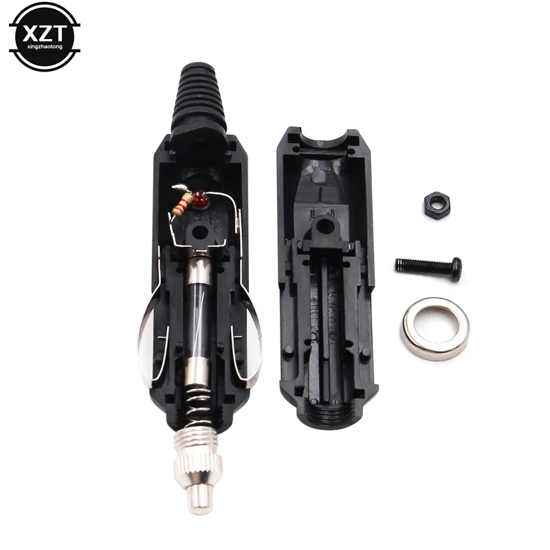 hot 12V 24V 10A Car Accessory Male Cigarette Lighter Socket Converter Plug plastic and metal