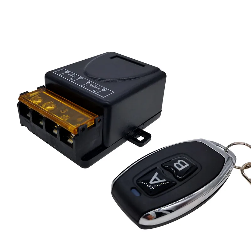 12V 24V DC Wireless Remote Controller Switch AC 220V 110V MAX 40A Universal Relay  Receiver Module Wide Voltage 433Mhz EV1527