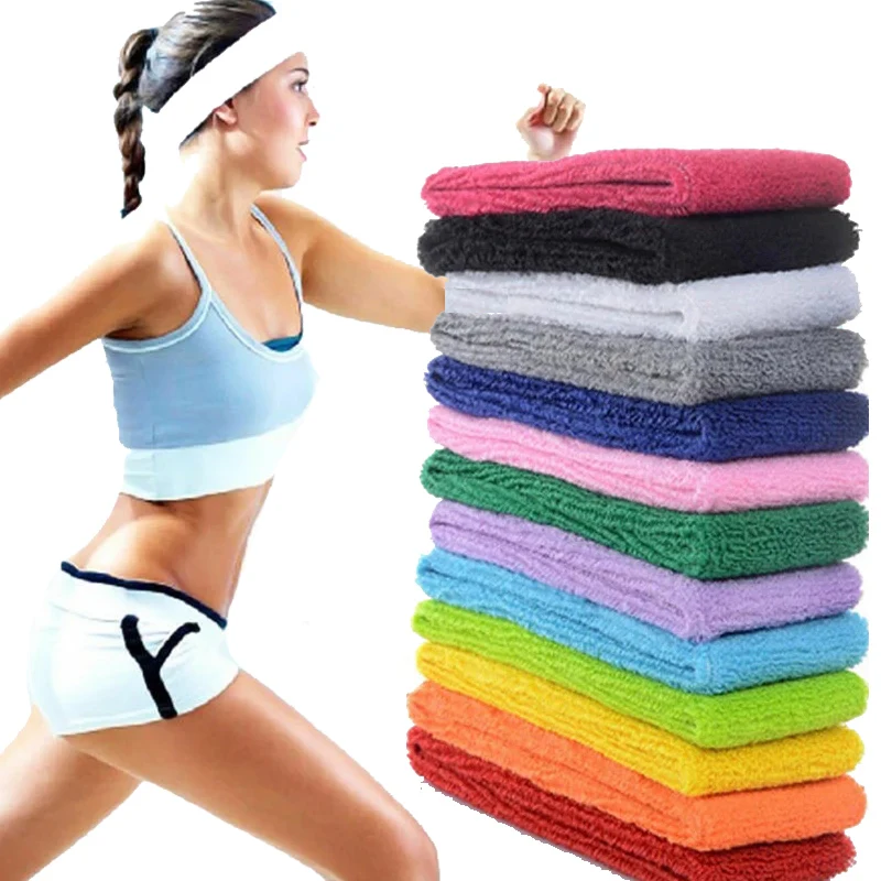 1pc Women/Men Headband Sports Yoga Fitness Stretch Sweat Sweatband Hair Band Elasticity Headband Headwear Sports Safety