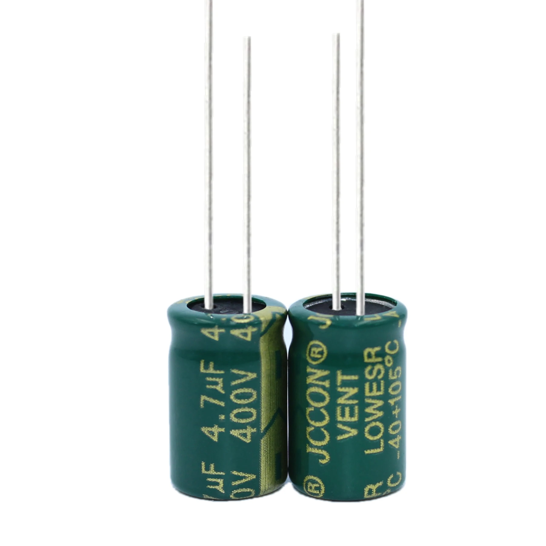 

100PCS 400V4.7UF 4.7UF 400V Aluminum Electrolytic Capacitor high-frequency 8X12MM