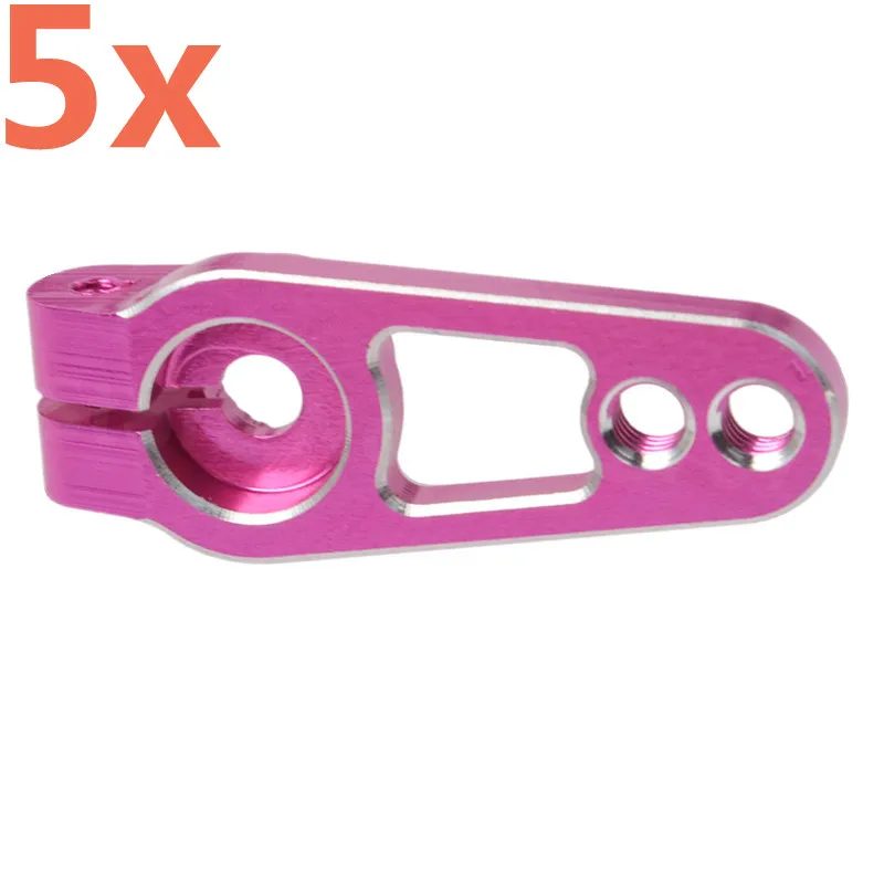 5Pieces Aluminum Alloy 25T Servo Horn Arms 31mm For 1/10 TRX4 Sakura D4 RC Cars Drift Crawler Universal Accessories Parts