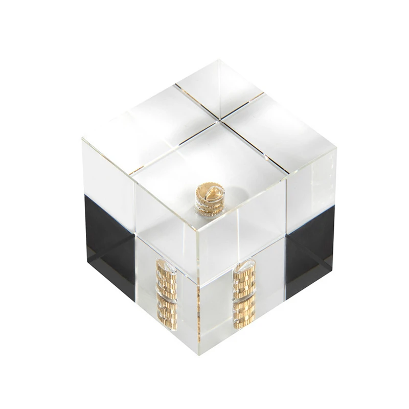 التصوير الفوتوغرافي بريزم كريستال مكعب الزجاج 50*50*50 مللي متر عدسة الكاميرا تأثير تصفية المنشور الزجاج التصوير الملحقات